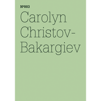 A pale green cover with the text Nº003 Carolyn Christov-Bakargiev in a thin black font.