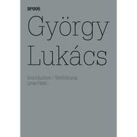 A minimalist grey book cover for issue number 5, titled György Lukács, in a thin black sans-serif font.