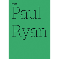 A green book cover with the words N°015 and Paul Ryan in a thin, black serif font.