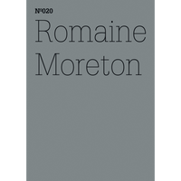 A gray cover with the text N°020 and Romaine Moreton in a thin, black sans-serif font.