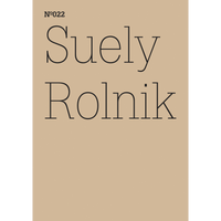 A tan book cover with the text Nº022 and Suely Rolnik printed in a thin, black serif font.