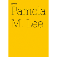 The cover of Nº030, Pamela M. Lee, featuring thin black text on a bright yellow background.