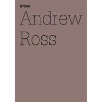 The cover of Andrew Ross, Nº044, with thin black serif text on a solid mauve background.
