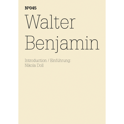 Cover Walter Benjamin