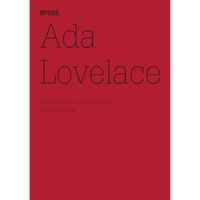 The red cover of a book titled Ada Lovelace, No. 055, with an introduction by Joasia Krysa, all in thin black text.