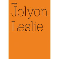 An orange cover with the text Nº058 and Jolyon Leslie in a thin black font.