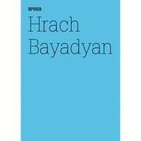 A light blue cover with thin, black, sans-serif text that reads Nº059, Hrach Bayadyan.