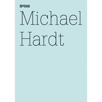The cover of Michael Hardt, Nº068, with thin black text on a light blue background.