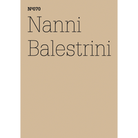 A minimalist tan cover with black serif text reading Nº070 and Nanni Balestrini.