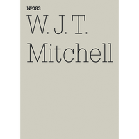 A minimalist cover for issue Nº083 featuring the name W.J.T. Mitchell in large black type on a pale grey background.