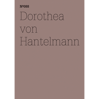 A minimalist mauve cover with the text N°088, Dorothea von Hantelmann in a thin, black sans-serif font.