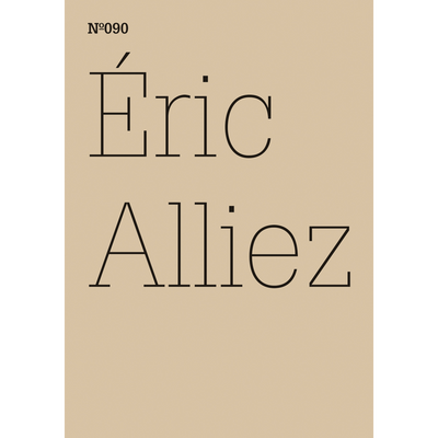 Cover Éric Alliez