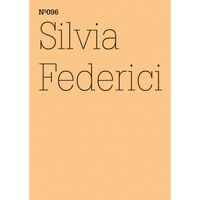 A minimalist cover with black serif text reading Nº096 and Silvia Federici on a light orange background.
