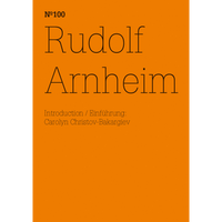 The cover of issue Nᵒ100, Rudolf Arnheim, featuring black sans-serif text on a bright orange background.
