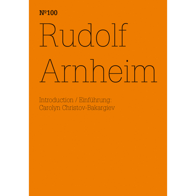Cover Rudolf Arnheim