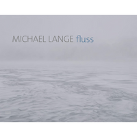 The book cover for Michael Lange fluss shows a photo of a misty, grey river.