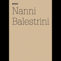 A tan cover with black text that reads Nº070, Nanni Balestrini.