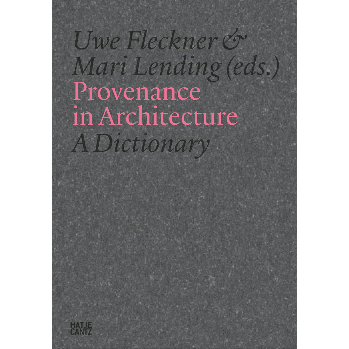 Coverbild Provenance in Architecture