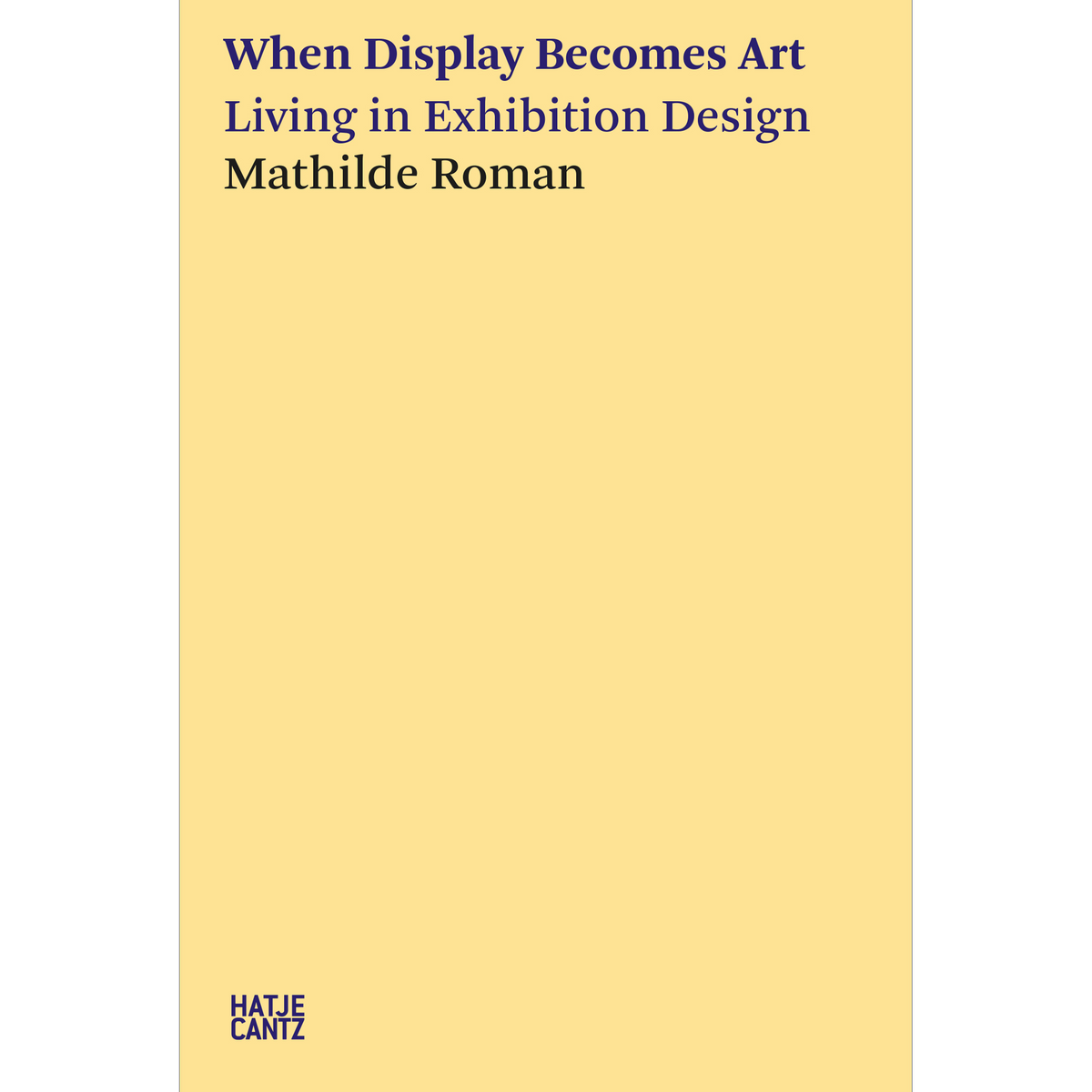 Coverbild When Display Becomes Art