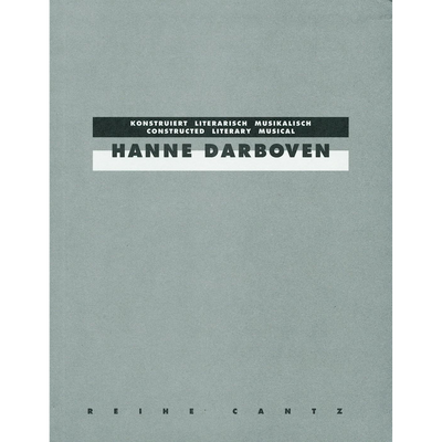Cover Hanne Darboven