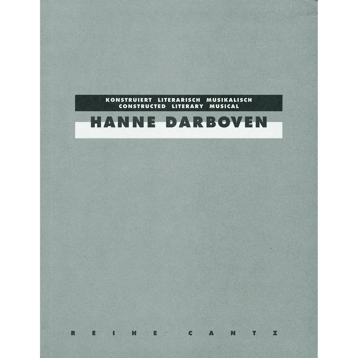 Coverbild Hanne Darboven