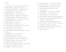 András Szántó. The Future of the Art World. 38 Dialogues